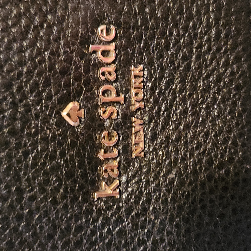 Kate Spade Black Pebbled Leathwr Crossbody Bag - Picture 2 of 16